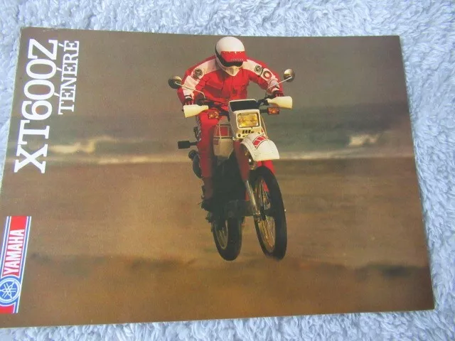 Yamaha XT600Z Tenere sales brochure