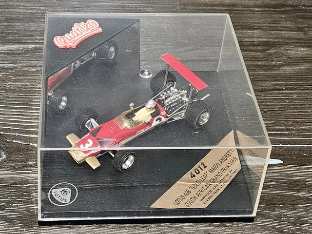 QUARTZO GOLD LEAF Lotus 49B USA GP 1968 Mario Andretti 1/18 Scale 
