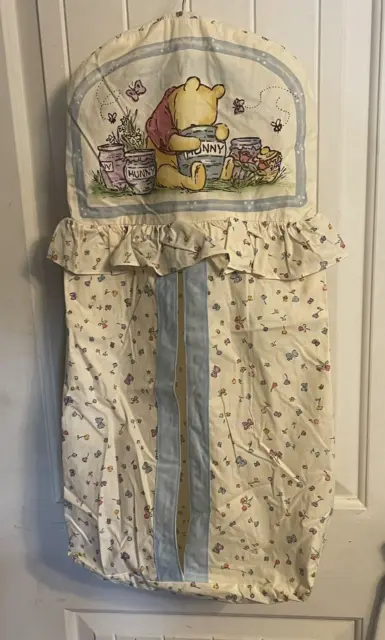 Vintage 1998 CLASSIC Winnie the POOH Hanging Diaper Stacker Holder  Great Cond