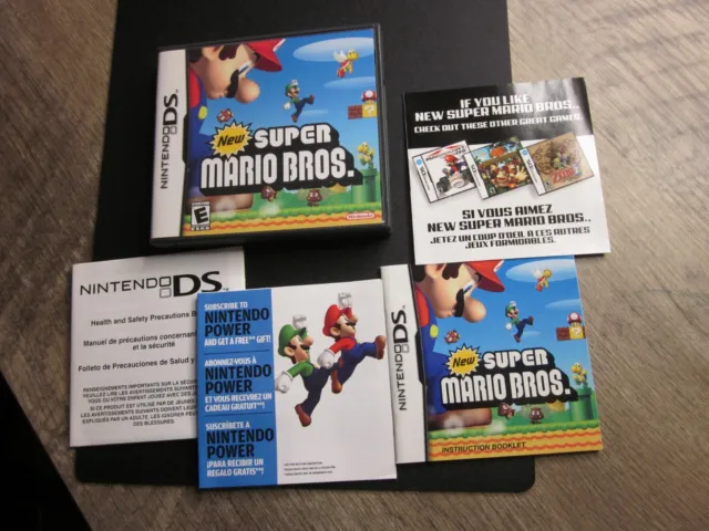 New Super Mario Bros Nintendo Ds Cib Complete Authentic Excellent 4