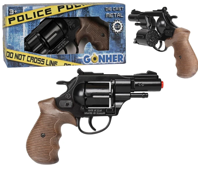 Pistolet Jouet Revolver Pour Enfants 8 Ans Et Plus - Avec 24 Balles En Mousse EVA Souple - Sécurité Et Jeu De Rôle