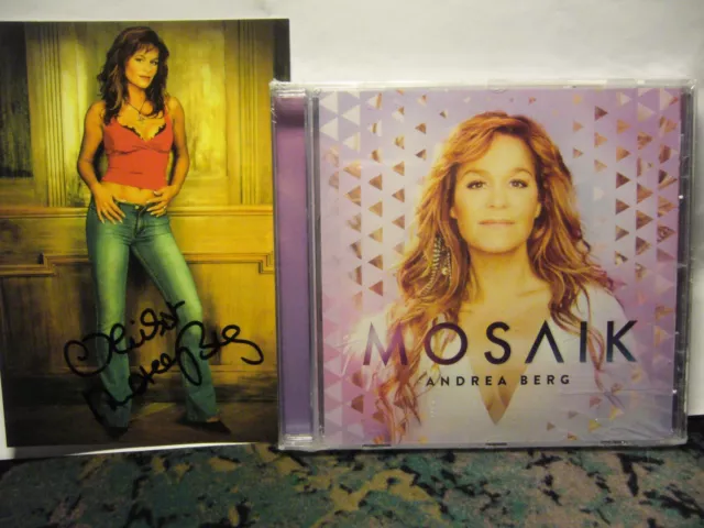 Original versiegelte CD - Andrea Berg - Mosaik - ovp + Autogramm