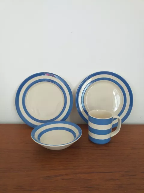 Vintage Cloverleaf TG Green cornishware blue white Handcrafted Earthen Joblot