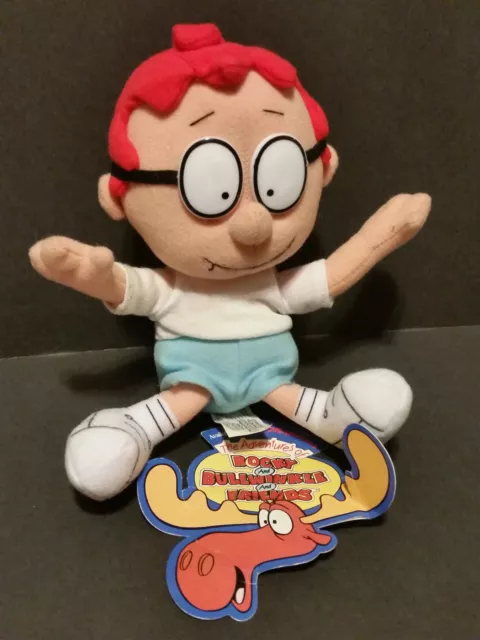 1999 Rocky and Bullwinkle and Friends Sherman plush