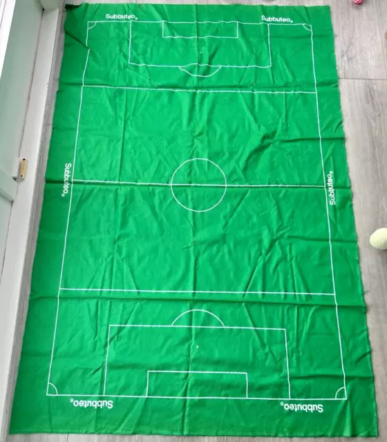 1980s original vintage SUBBUTEO fabric Astro turf pitch football antique toy