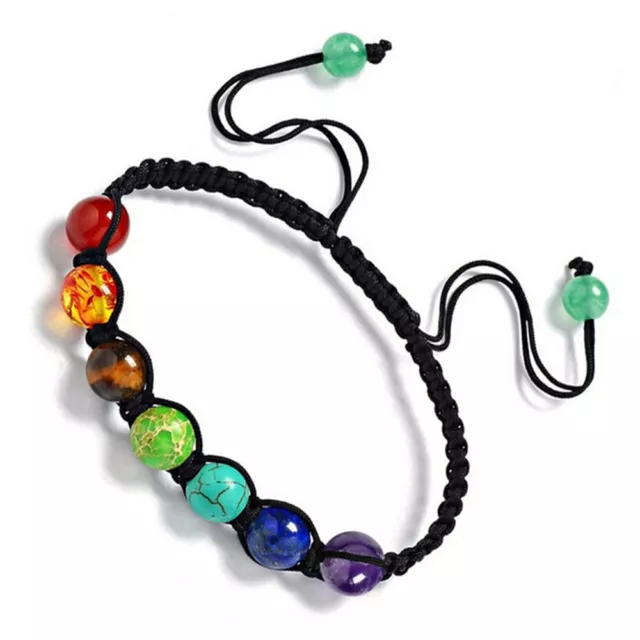 7 Chakra Healing Balance Beads Bracelet Yoga Life Energy Bracelet Jewelry One 3
