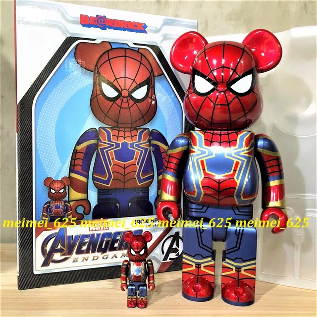 BE@RBRICK IRON SPIDER 100% & 400%