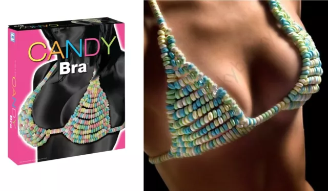 EDIBLE CANDY BRA Sweets Underwear Funny Adult Gift for WOMEN Birthday Gift  UK £4.99 - PicClick UK