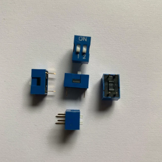 DIP-Schalter Kodierschalter – 1/2/3/4/7/8 Polig – Mini Kippschalter Für Elektronik-Bastler