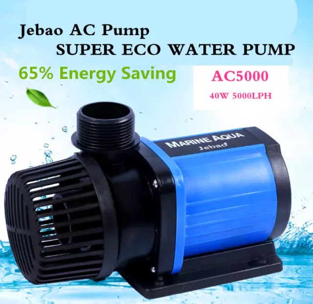 JEBAO AC SUPER ECO 5000 LPH Wet/Dry Slient Pond Water Pump 65% Energy Saving  AU