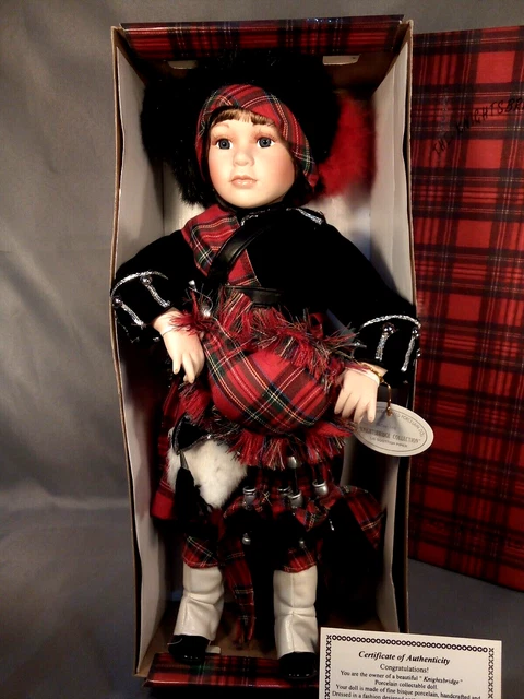 Porcelain Doll  "Scottish piper "  Knightsbrige  Collection   20  "-51 cm