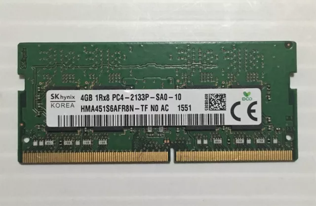 Lot of 5 SK Hynix 4GB 1Rx8 PC4-2133P HMA451S6AFR8N-TF  SO-DIMM DDR4 Memory Ram