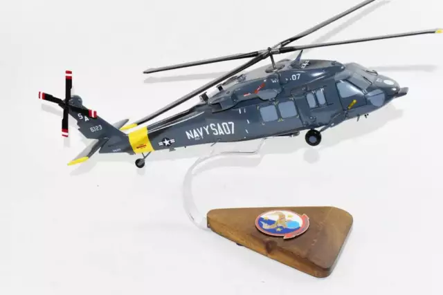 Sikorsky® MH-60S SEAHAWK® (Knighthawk), HSC-3 Merlins, 16"Mahogany Scale Model