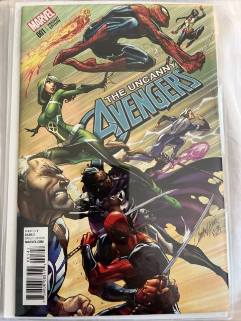 Uncanny Avengers #1 1:50 J Scott Campbell Variant Marvel (2015) VFNM