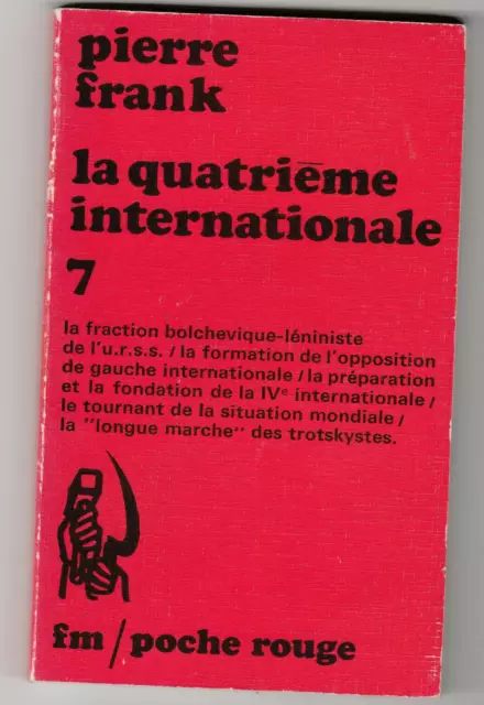 La Quatrième Internationale Pierre Frank Maspero trotskisme marxisme URSS