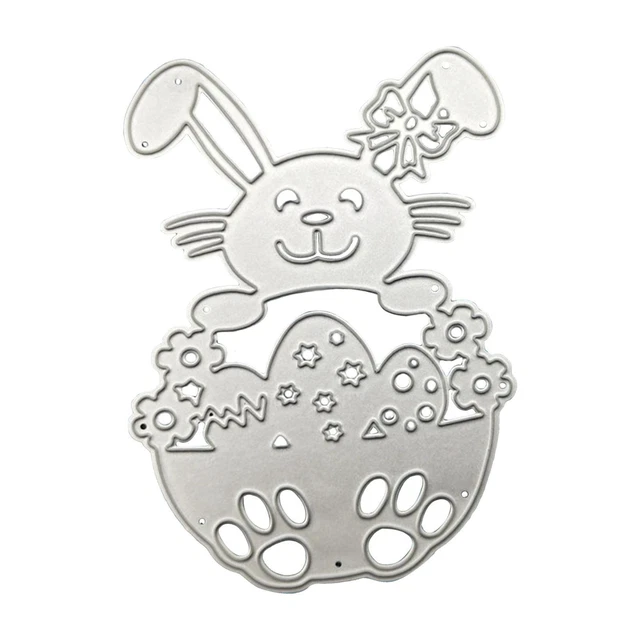 Metall-Osterhasen-Zubehör, Dekor-Stanzformen, Stanzschablone für