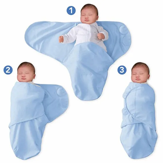 Newborn Baby Swaddle Wrap Bedding Blanket Infant Sleeping Bag Warm Wrap Eager