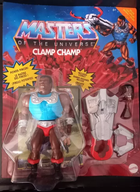 Masters of the Universe Origins Deluxe Actionfigur (14 cm) Clamp Champ
