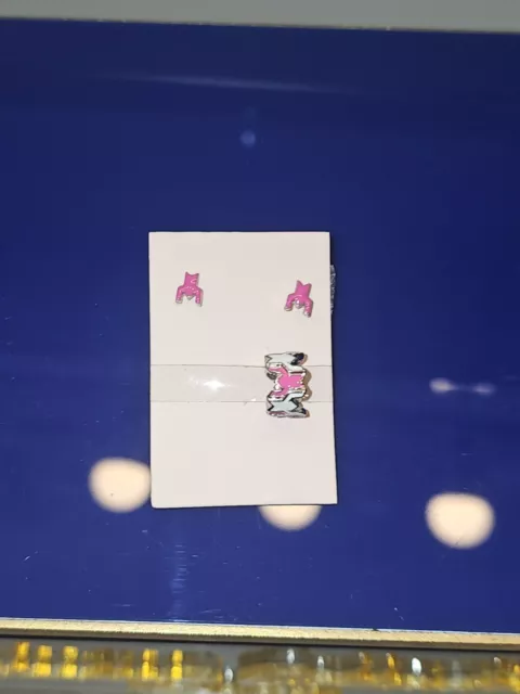 Integrity Toys NU Face Print It Pink Nadja Rhymes  Doll Earrings Bracelet