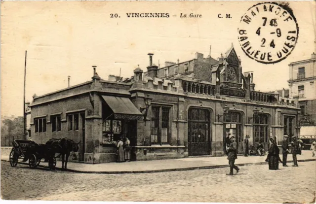 CPA AK Vincennes La Gare FRANCE (1283129)