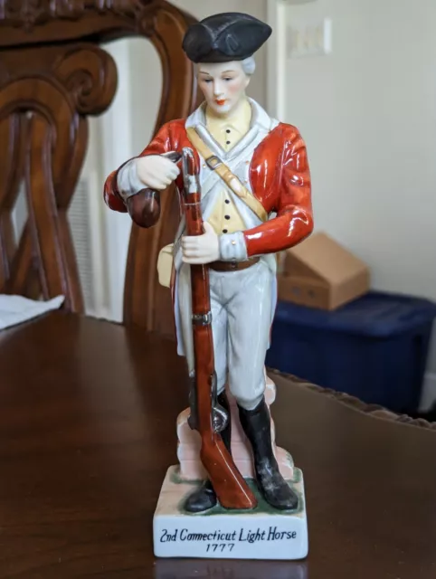 2nd Connecticut Light Horse 1777 Porcelain 8 1/2" Figurine Andrea By Sadek