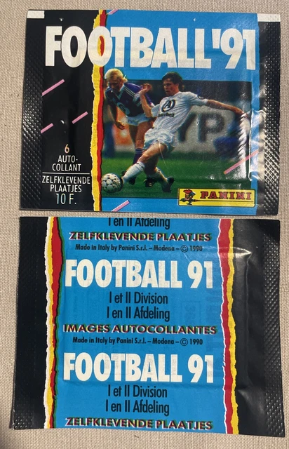 POCHETTE PACKET EUROFLASH FIGURINE CALCIO FLASH 92 VERY RARE