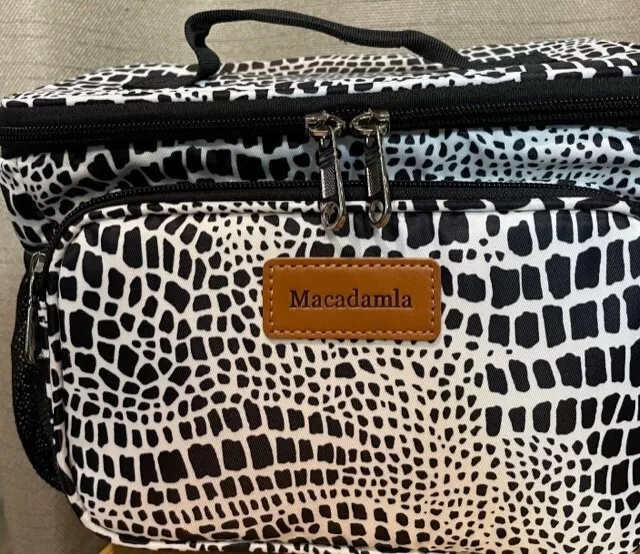 Bolsa de almuerzo Macadamla Weinas para mujer/hombres, caja de almuerzo aislada bolsa refrigeradora