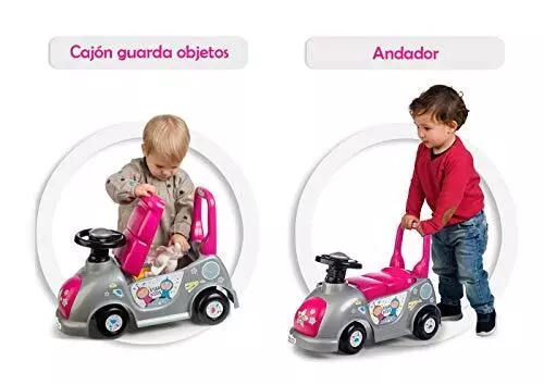 Chicos - Starkids Trotteur Bébé avec Volant directionnel. Porteur 3 en 1. Rose. 2