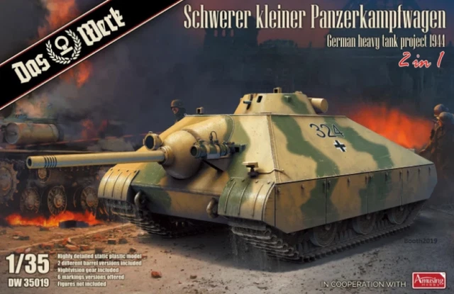 Maquette Schwerer kleiner Panzerkampfwagen Echelle 1/35