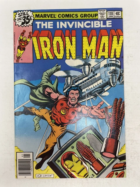 Invincible Iron Man #118 1979 1st App of James "Rhodey" Rhodes Marvel Comics MCU