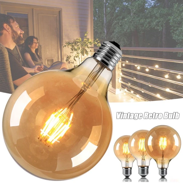 Antike Glühlampen E27 halter Glas Vintage Retro-Glühbirne Edison Lampe Filament