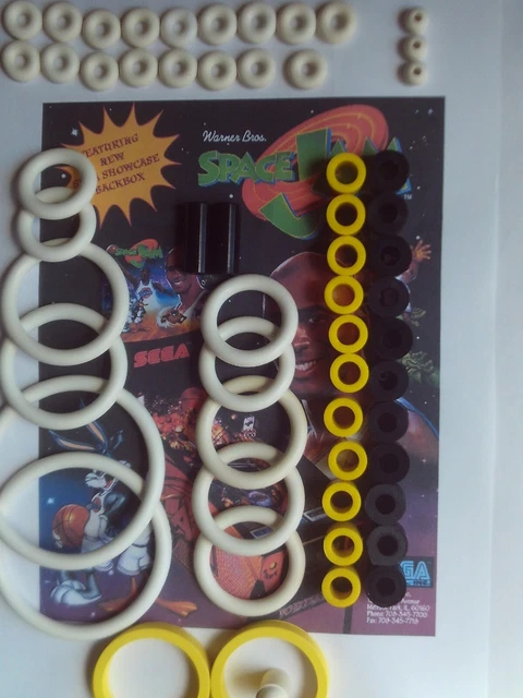 Kit élastiques Pour Flipper Williams Funhouse – Doigts De Flipper Jaunes – Neuf