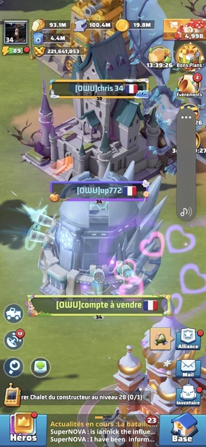 VENDS COMPTE LAST War Level 30 EUR 36,00 - FR