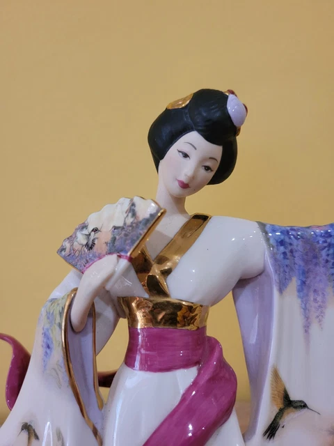 Geisha MuÃ±eca Porcelana AMAZOM Figura De Porcelana De Geisha De