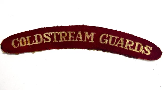 WW2 COLDSTREAM GUARDS Cloth shoulder Badge Patch 135x25 mm £20.00 ...