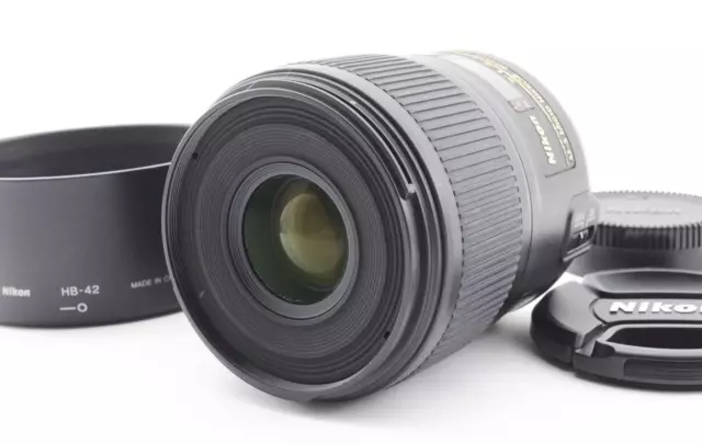 Nikon AF-S Micro NIKKOR 60mm f/2.8 G AF Lens w/Hood [N Mint] From Japan 2006969
