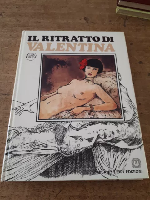 FUMETTO CARTONATO il ritratto di VALENTINA  MILANO LIBRI GUIDO CREPAX 1979