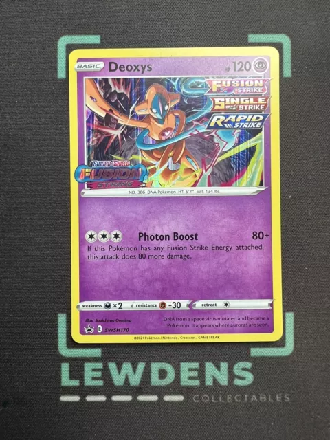 Deoxys SWSH 170 Fusion Strike Promo 