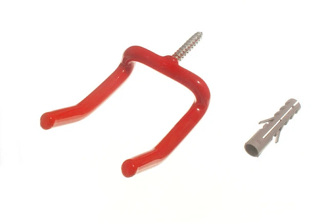 PLASTIQUE ROUGE RECOUVERT à Visser Universel Utility Crochets Avec ...
