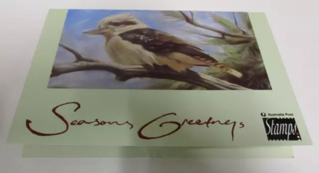 1993 - Australia Post - Christmas Card - Kookaburra - Stamped at Christmas Hills
