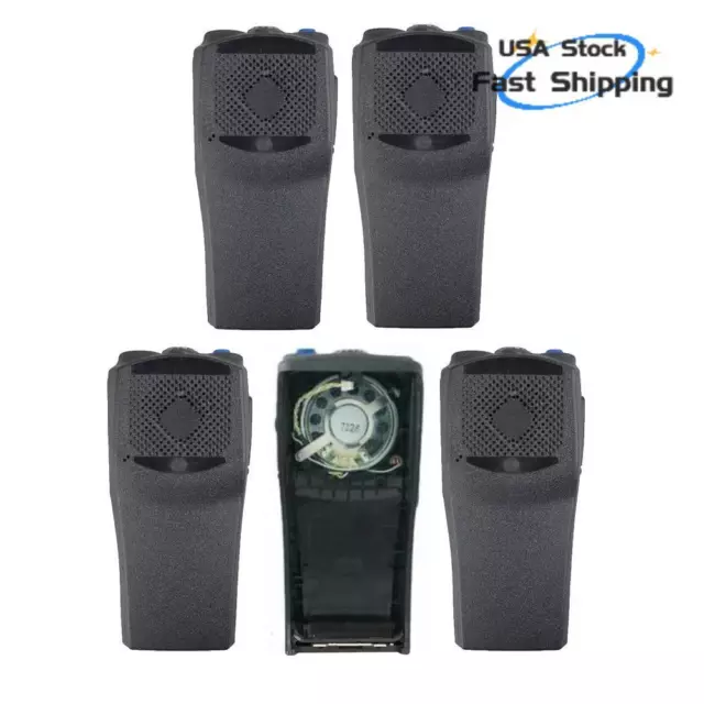 5PCS Front Housing Case Cover With Speaker Replacement for EP450 Portable Radio
