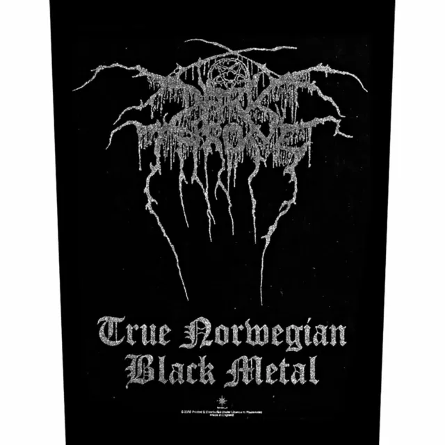 Darkthrone True Norwegian Black Metal Rückenaufnäher Backpatch Black Metal shop