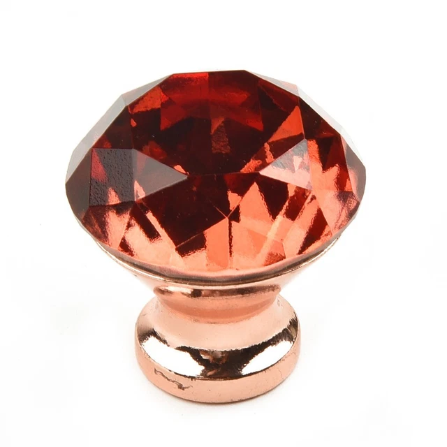 Au Rose Gold Zug Griff Strass Türknauf Schrank Schubladen Dekoration Neues