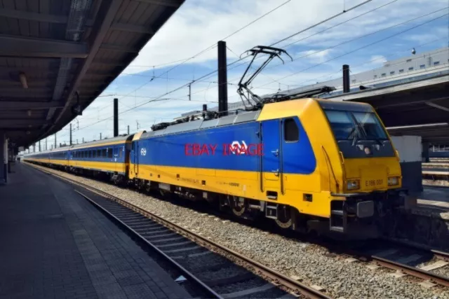 Photo  Belgian Railway - Ns Class E186 Bombardier Traxx Bo-Bo Noe186 001 At Brux