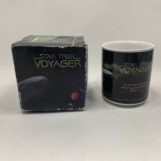 Star Trek Voyager Quotable Mug 1996 Doctor "I can only speculate about..."