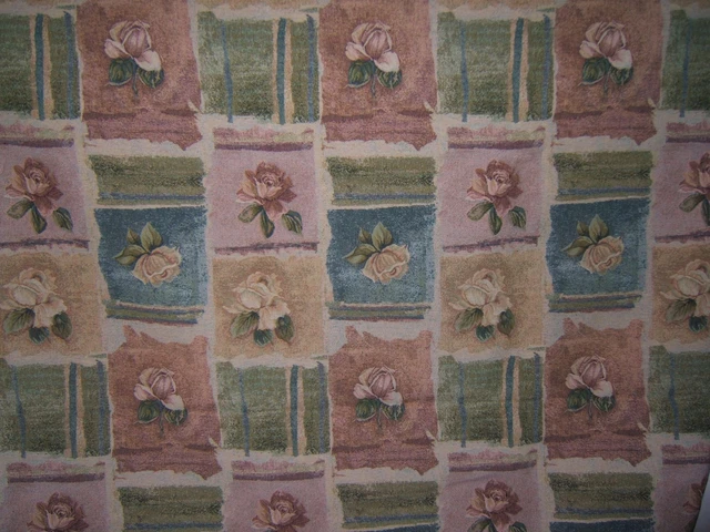 Lee Jofa, Tattered Roses, Tapestry Weave, 54" Wide X1.875 Yards Long, Clr Pastel