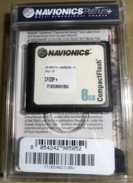 Navionics UK South Hamburg 8GB