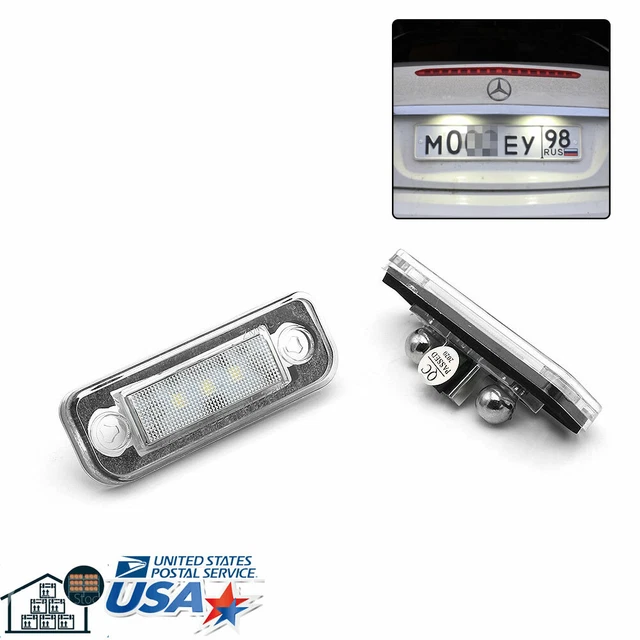 Vehicle Rear Number License Plate Light Lamp Assembly For Mercedes-Benz R171 2PC