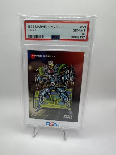 1992 Marvel Universe Series 3 Cable #50 PSA 10