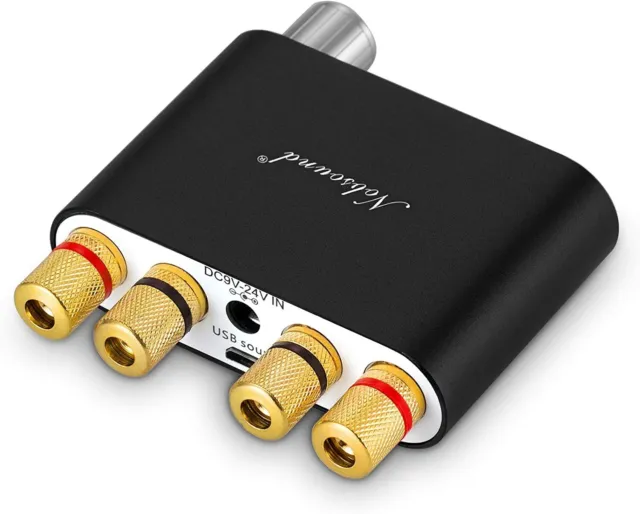 NS-10G Bluetooth 5.0 2 Channel Power Amplifier HiFi Stereo Audio Mini